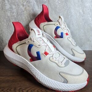 G/FORE MG4X2 HYBRID GOLF CROSS TRAINER SHOES MEN SIZE 10 SNOW/POPPY CAMO SOLE